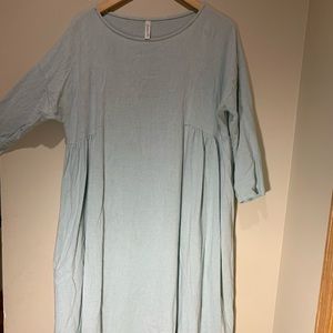 Mint Linen Dress